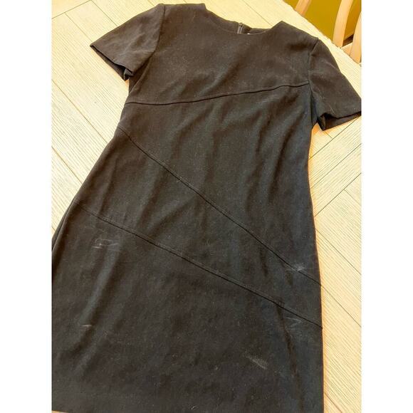 Jessica Howard sz 12 black rayon spandex sheath knee length dress. - Picture 6 of 7